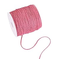Cheriswelz, spago di iuta naturale da 2 mm, corda di canapa per fai da te, artigianato, regalo, giardinaggio, colore nero