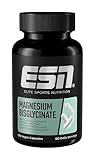 ESN Magnesium Caps, 120 capsule, 194 mg di magnesio per dose giornaliera - Capsule di bisglicinato di magnesio, elevata biodisponibilità - Prodotto in Germania