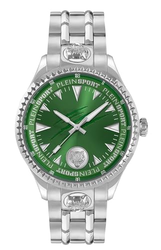 Montre homme Plein Sport Lineman noire avec un mouvement analogique à quartz