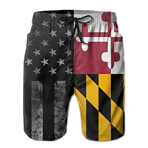 men's 4th of july swim trunks