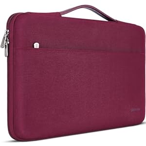 DOMISO Laptoptas Laptop Hoes Notebook Sleeve Case Bag Beschermhoes Compatibel met 15 inch MacBook Air M4 M3 M2, MacBook Pro, 14-15 inch HP Dell ASUS Lenovo, Laptophoes voor Dames met Handgreep