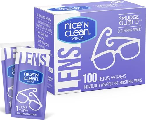 Nice 'n Clean SmudgeGuard Lens Cleaning Wipes...