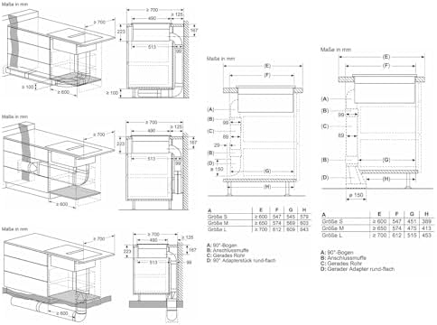 Bild 5 - NEFF V58NHQ4L0, N 70,Induktionskochfeld mit integriertem Dunstabzug, Rahmenlos aufliegend, Breite 80 cm, Silence, Home Connect