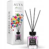 ALYA – Diffuseur de Parfum à Bâtonnets 100 ml | Parfum d’Ambiance Longue Durée | Bâtonnets en Bambou Inclus | Diffuseur Parfum Maison & Salon – Décoration Élégante (BUBLE GUM)