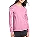 Hanes Women's Long Sleeve Tee, Pink Swish, X-Large
