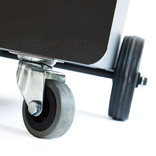 STYLE- CARRELLO PORTALEGNA IN FERRO CON RUOTE PORTATA 200 KG
