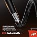 A-Premium Front Hood Latch Release Cable with Handle Compatible with Jeep XJ Series Cherokee 1997 1998 1999 2000 2001, 71.6 Inch, Replace# 55235483AB