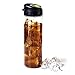 TheJD The Bottle Transparent Bucket Pail Water Bottle BPA Free Non-Toxic 550ml - 18oz (Tea-Bottle)