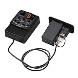 [Réglage de haute précision] Accordez votre guitare sans effort grâce à l'accordeur de tempérament à douze tons intégré et à l'écran LED clair.