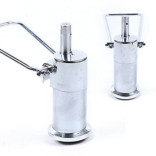 Tbvechi 26.8Mm Silver Replacement Hydraulic Pump Replacement Lift Cylinder For Office Chair Salon Chair Barber Chair 440Lbs Capacity Height Adjustable 6 Bolts Stretched Height 14In thumb #8