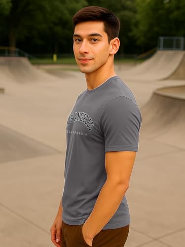 Image of Nobero Men's Regular Graphic Printed T-Shirt for Men | Soft Cotton | Classic Fit | Printed Casual Tshirt for Men