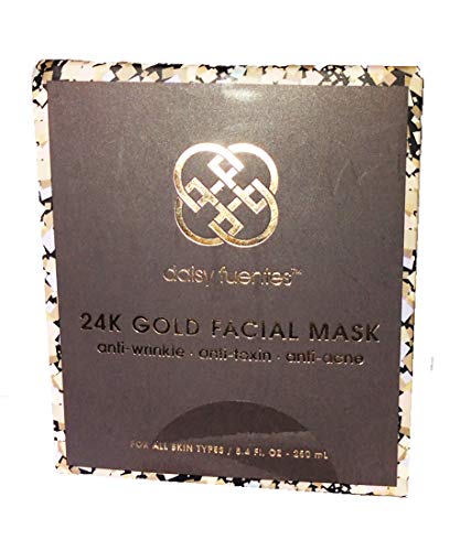 Daisy Fuentes, 24K Gold Facial Mask. Anti-wrinkle, Anti-toxin, Anti-acne. For all skin types. 8.4 FL OZ