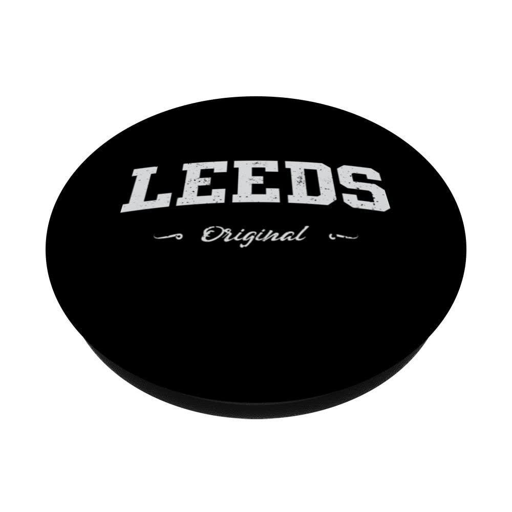Leeds Sport Souvenir Fan Item Design PopSockets Swappable PopGrip, Black - Image 2