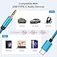 Aux Kabel iPhone 16 Auto USB C,1M Typ USB C Klinke auf 3,5mm Handy für Samsung Galaxy S25/S24/S23/S22/S21/A55/A54/A35/A16/A15,iPhone 16 15 Pro,Pixel,Adapter Aux Kabel für Auto/Kopfhörer/Lautsprecher