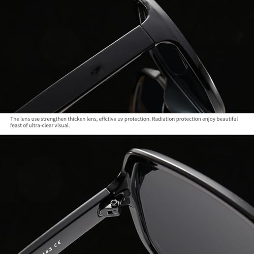 Lunettes de soleil surdimensionnées pour femmes et hommes élégantes style punk vintage