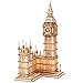 tianlanshuilv Kits de modélisme 3D en bois, casse-têtes en bois et tour d'horloge Kits de modèle de décoration de la maison, kit de construction lumineux, jouets éducatifs avec lumières LED