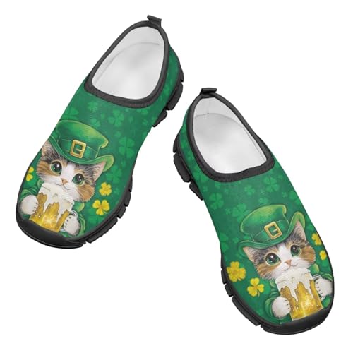 St Patrick's Day Design Running Shoes Sneakers for Girls Boys Big Kid Little Kid Children's Casual Fashion Wide Shoes3