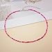 Lameybrt Beaded Necklaces for Women, Colorful Fashion Jewelry (R03 Pink, One Size)