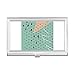 Dot Abstract Plants Art Pattern Business Card Holder Case Pocket Box Wallet