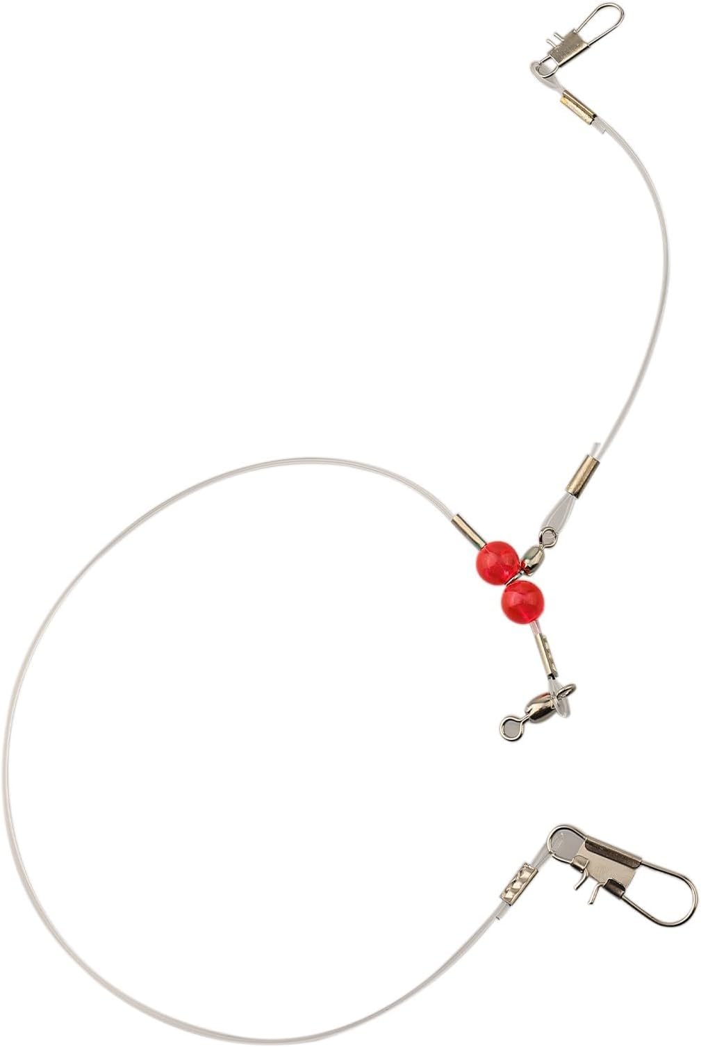 Fishing Leaders with Snap Swivels 6 Pack of Rigs for Hooks and For Lures, Designed for All Fishing Enthusiasts