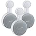 AMORTEK Outlet Wall Mount Holder for Google Home Mini, A Space-Saving Accessories for Google Home Mini Voice Assistant (White 3-Pack)