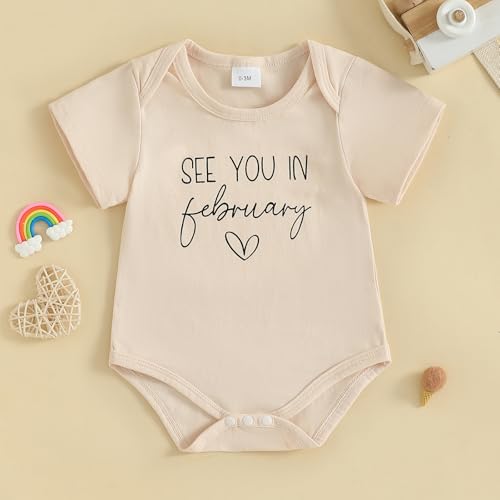 Image of woshilaocai Baby Announcement Bodysuit Pregnancy Reveal for Family | Pregnancy Reveal Ideas&New Baby Surprise for Grandparents, Husband, Aunt, Uncle, Gender Natural Romper, Funny Announcement
