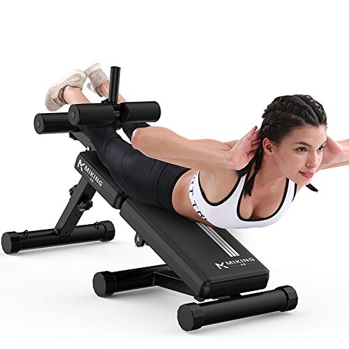 Foldable Exercise Bench,adjustable Utility Weight Bench,multifunctional Incline Decline Bench Press Chair For Home Gym Black 83*141cm