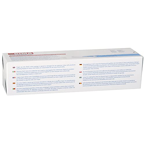 GIMA - Sterile Einweg-Skalpelle, Standardmodell, Nr. 11, 10er-Pack, 27061