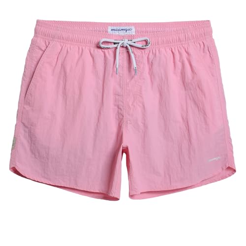 Image of maamgic Mens Swim Trunks 5 inch with Mesh Lining Quick Dry Bathing Suits for Men Swim Shorts Swimwear