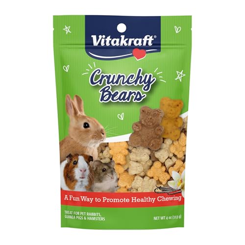 Vitakraft Crunchy Bears Small Animal Treat - Made with Real Veget...