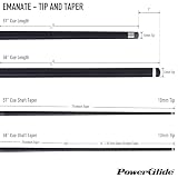 POWERGLIDE lot de 2 queues carbone, 145 cm et 10 mm photo 4