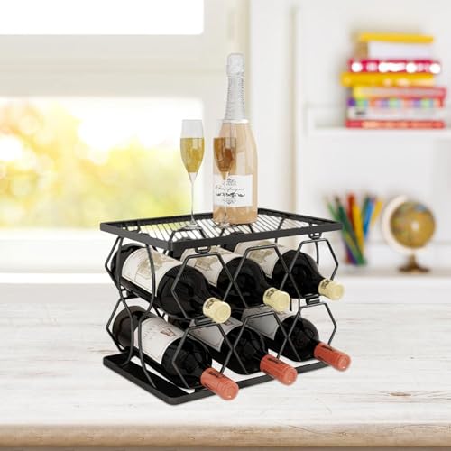 Soporte para 6 Botellas de Vino de Acero Inoxidable miniatura 3