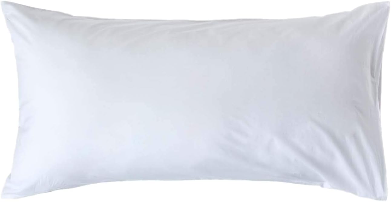 Pillowcase 50 x 90 cm 100% Egyptian Cotton 200 Thread Count White