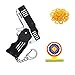 Pistolas de juguete para niños, Mini pistola de goma plegable de juguete, Clásico plegable de 6 ráfagas con llavero para el juego de tiro Actividades al aire libre para adultos y niños