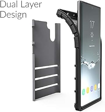 Crave Note 10 Case, Strong Guard Protection Series Case for Samsung Galaxy Note 10 - Slate