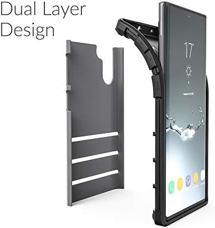 Crave Note 10 Case, Strong Guard Protection Series Case for Samsung Galaxy Note 10 - Slate