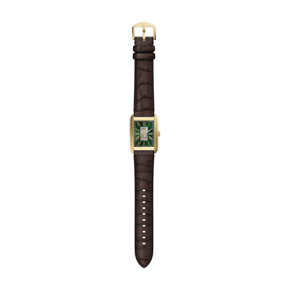 Fossil Carraway Herren 30MM Goldfarbene Edelstahluhr, ME3271