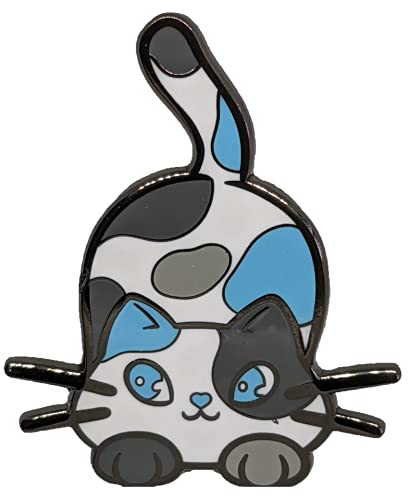 Demiboy Pride Calico Cat Esmalte Pin en Demiboy LGBT+ Bandera Colores