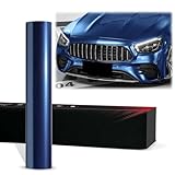2pcs 4'x8' (10cmx20cm) Sample Midnight Blue PET Super Gloss Metallic High Glossy Vinyl Wrap Auto Car Sticker Decal Film Sheet Bubble Free Air Release Technology