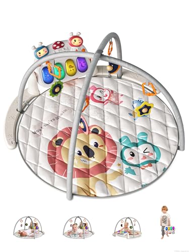Tapis d'éveil bébé avec piano musical jouet activité motricité 0 à 12 mois