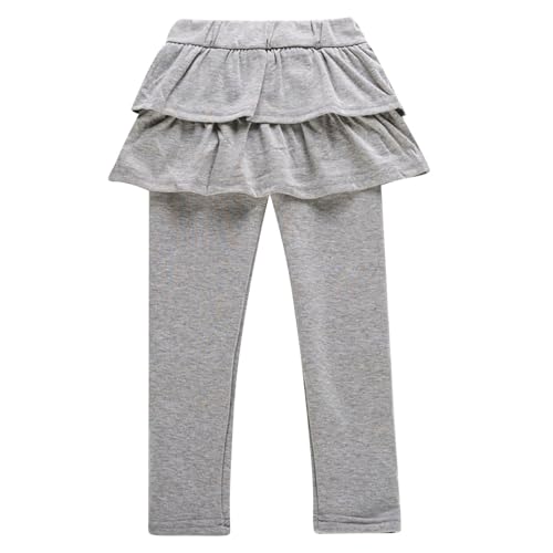 Girls Leggings Pants with Ruffle Tutu Skirt Spring Tights School 𝗨niform Pants Pantskirt Soft Stretchy Legging