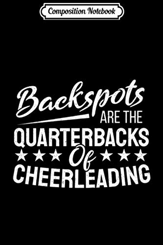 Composition Notebook: Backspot Cheerleading Cheerleader Quarterback Premium Journal/Notebook Blank Lined Ruled 6x9 100 Pages