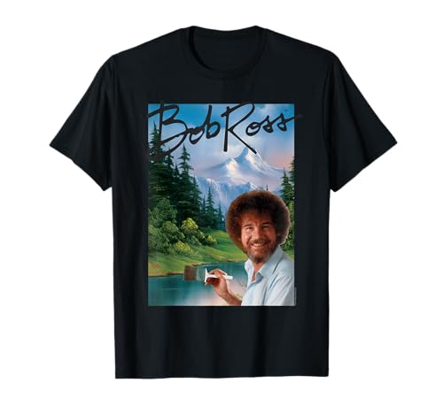 Bob Ross Mountain Painter T-Shirt