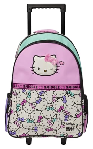 Image of ADSON 3D Embossed School Trolley Bag|Backpack Large School Bag for Boy Girl, Kids School Bag, Travel Backpack for Girl Boy, Ideal for Children Trolley 18 Inch Water Resistant