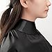 Lurrose Hair Cutting Collar, Hair Dye Cape, Silicone Rubber Neck Wrap Guard Neck Shield Shawl Barber Styling Cape Barber Supplies for Haircut Hair Dye