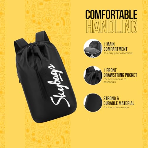 Skybags String 15L Casual Daypack Backpack - Black - Image 4