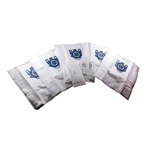 Crucial Vacuum Replacement Vac Bags Compatible With Miele Part # 10123210 & Models GN,S400i-S456i,S600-S658,S800-S858,S5000-S5999 Cloth HEPA Style Bags (5 Pack)