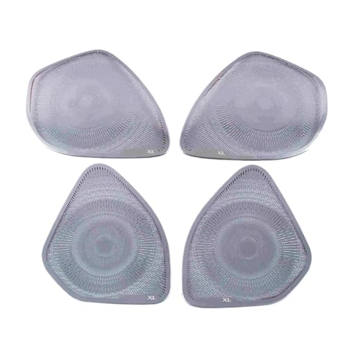 Compatible for Chevrolet Malibu 2016-2021 Car Door Audio Speaker Cover Loudspeaker Pad Trim Frame Sticker Stainless Interior Accessories(Style B)