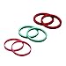 Cake Boss Decorating Tools Silicone Fondant Rolling Pin Guide Set, Assorted