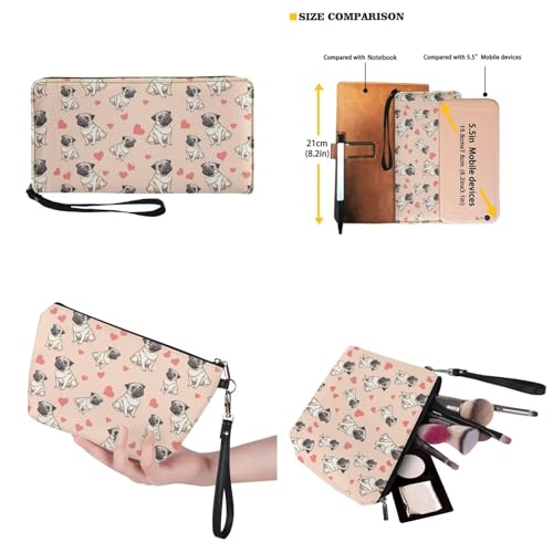 Image of Top Handle Purse for Women, Large Tote Handbag With PU Wallet Set, Gift for Mom